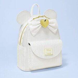 Disney Loungefly Minnie Mouse Wedding Mini Backpack